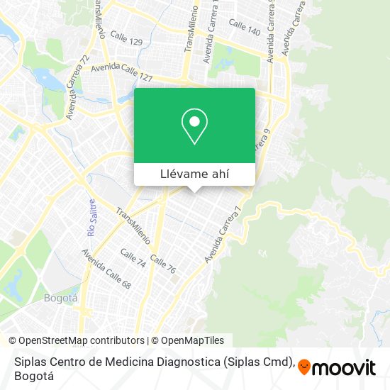 Mapa de Siplas Centro de Medicina Diagnostica (Siplas Cmd)