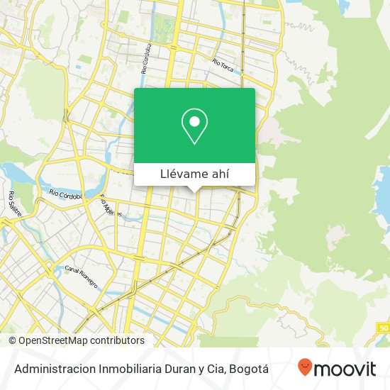 Mapa de Administracion Inmobiliaria Duran y Cia
