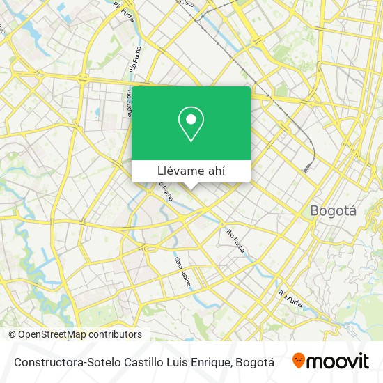 Mapa de Constructora-Sotelo Castillo Luis Enrique