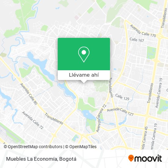 Mapa de Muebles La Economía