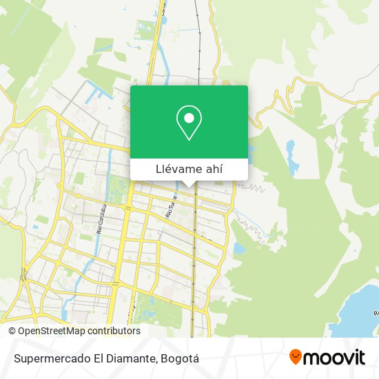 Mapa de Supermercado El Diamante