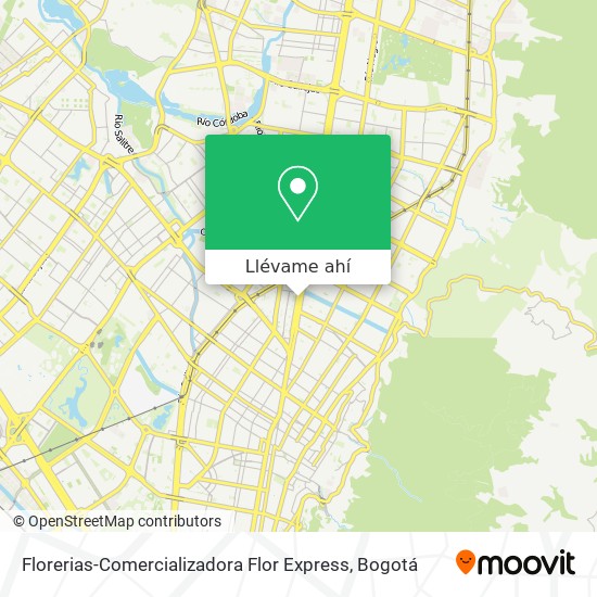 Mapa de Florerias-Comercializadora Flor Express