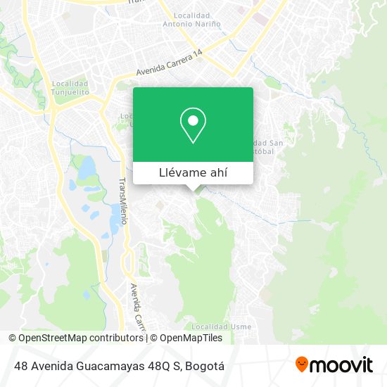 Mapa de 48 Avenida Guacamayas 48Q S