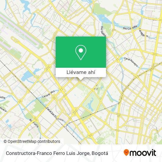 Mapa de Constructora-Franco Ferro Luis Jorge