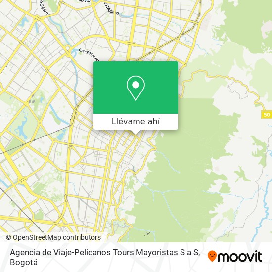 Mapa de Agencia de Viaje-Pelicanos Tours Mayoristas S a S