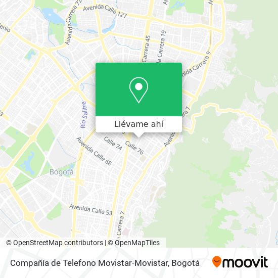 Mapa de Compañía de Telefono Movistar-Movistar