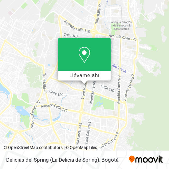 Mapa de Delicias del Spring (La Delicia de Spring)