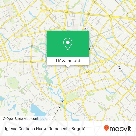 Mapa de Iglesia Cristiana Nuevo Remanente