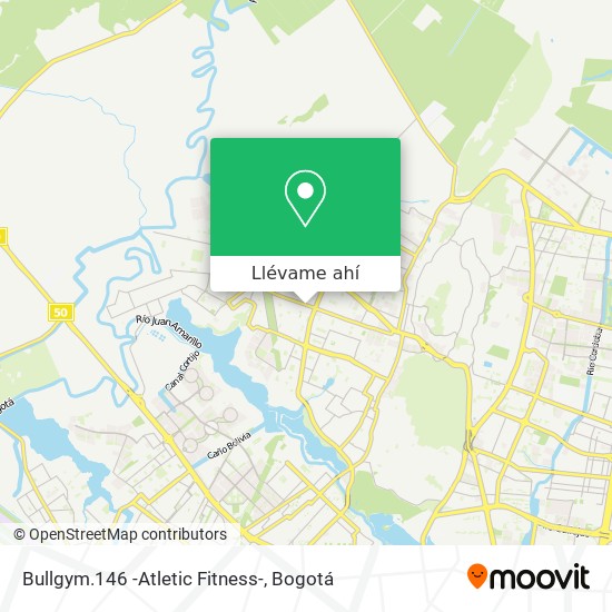 Mapa de Bullgym.146 -Atletic Fitness-