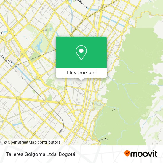 Mapa de Talleres Golgoma Ltda