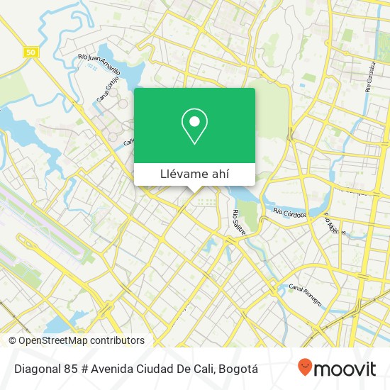 Mapa de Diagonal 85 # Avenida Ciudad De Cali