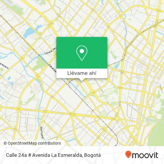 Mapa de Calle 24a # Avenida La Esmeralda