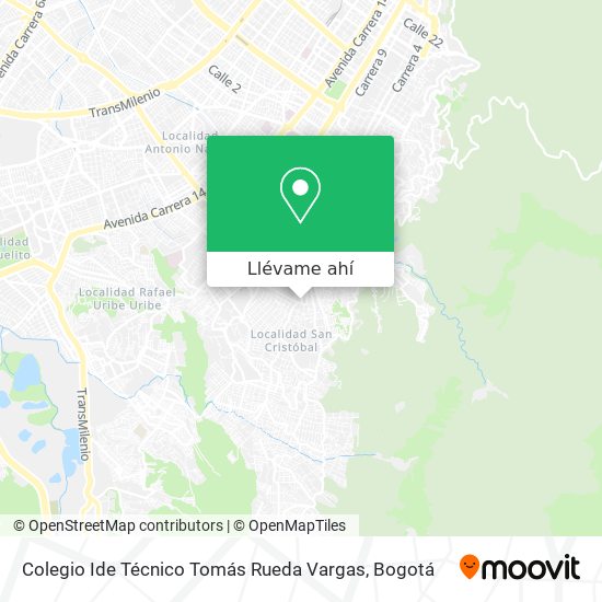 Mapa de Colegio Ide Técnico Tomás Rueda Vargas