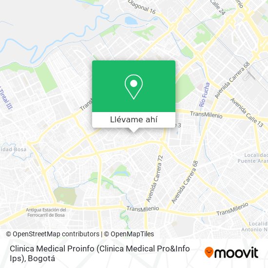 Mapa de Clinica Medical Proinfo (Clinica Medical Pro&Info Ips)