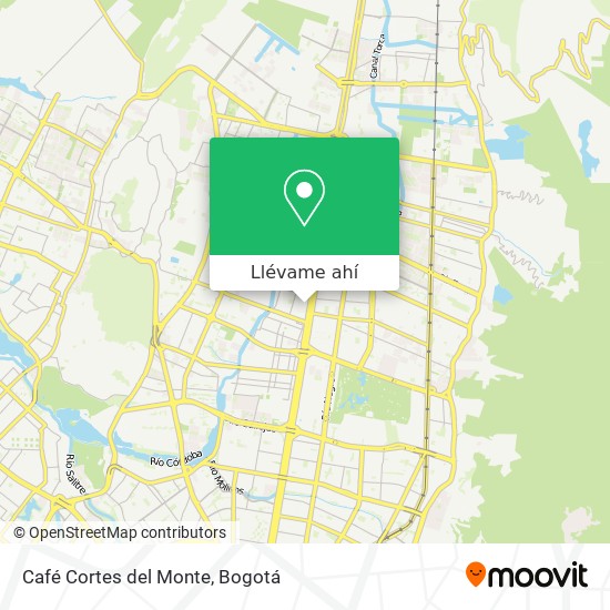 Mapa de Café Cortes del Monte