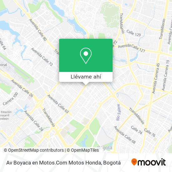 Mapa de Av Boyaca en Motos.Com Motos Honda