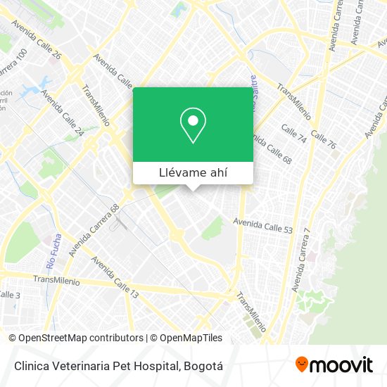 Mapa de Clinica Veterinaria Pet Hospital