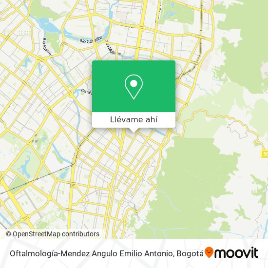 Mapa de Oftalmología-Mendez Angulo Emilio Antonio