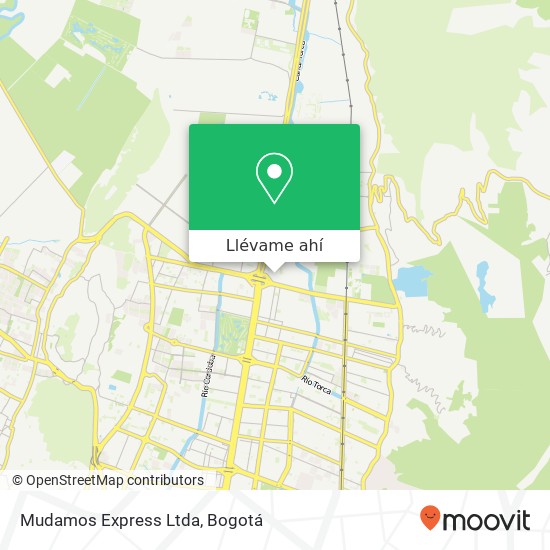 Mapa de Mudamos Express Ltda