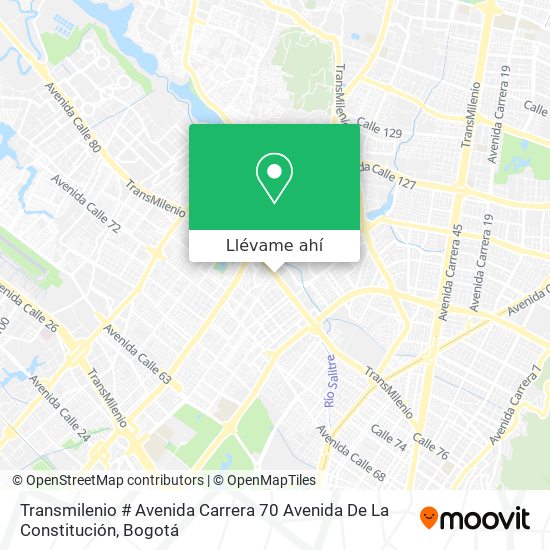 Mapa de Transmilenio # Avenida Carrera 70 Avenida De La Constitución