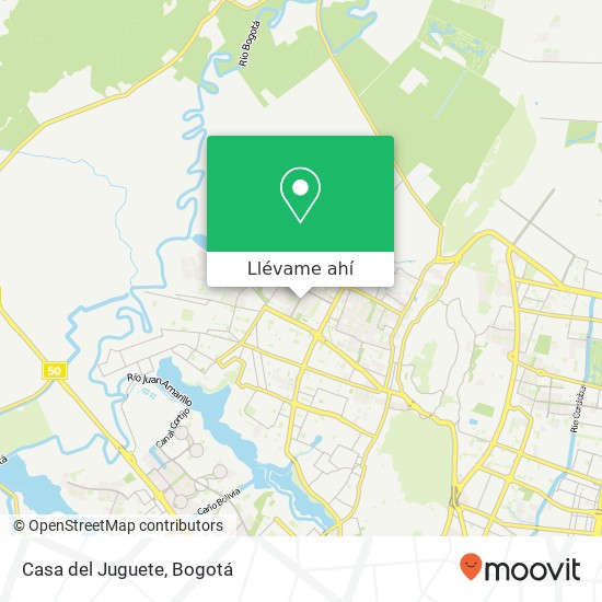 Mapa de Casa del Juguete