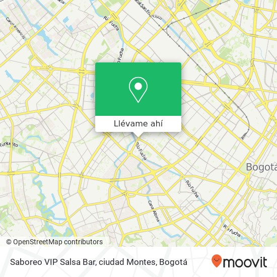 Mapa de Saboreo VIP Salsa Bar, ciudad Montes