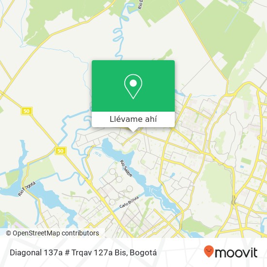 Mapa de Diagonal 137a # Trqav 127a Bis