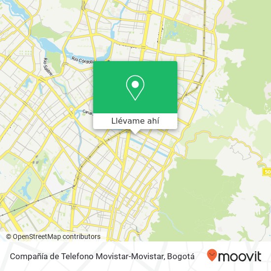 Mapa de Compañía de Telefono Movistar-Movistar