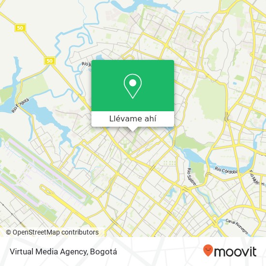 Mapa de Virtual Media Agency