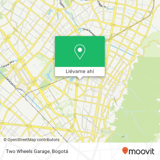 Mapa de Two Wheels Garage