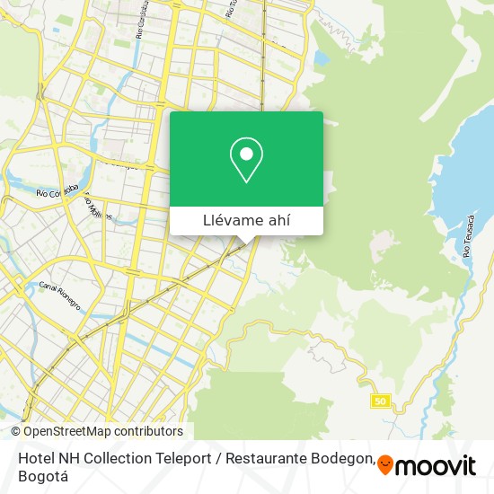 Mapa de Hotel NH Collection Teleport / Restaurante Bodegon