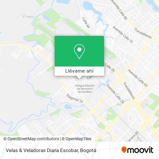 Mapa de Velas & Veladoras Diana Escobar