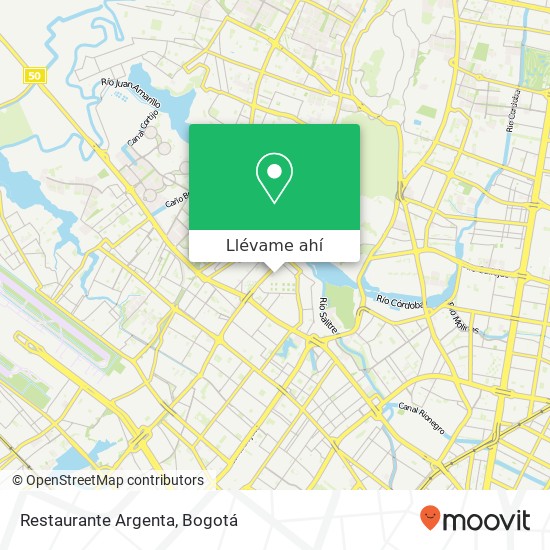Mapa de Restaurante Argenta