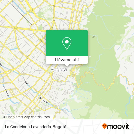 Mapa de La Candelaria-Lavandería