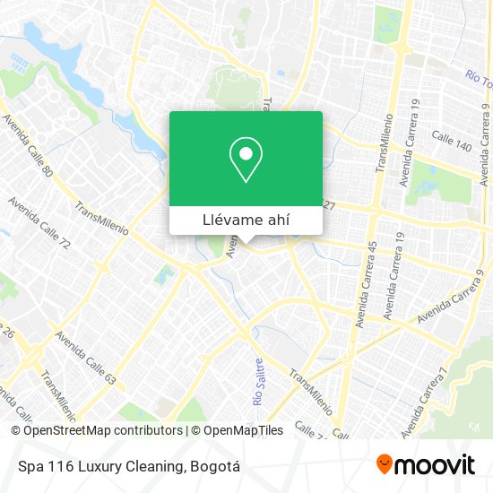 Mapa de Spa 116 Luxury Cleaning