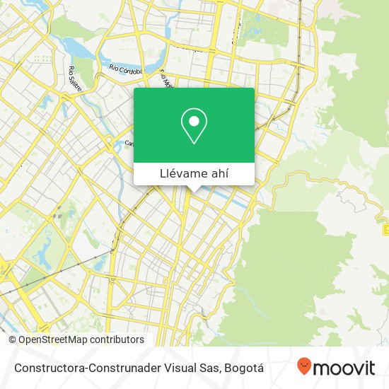 Mapa de Constructora-Construnader Visual Sas