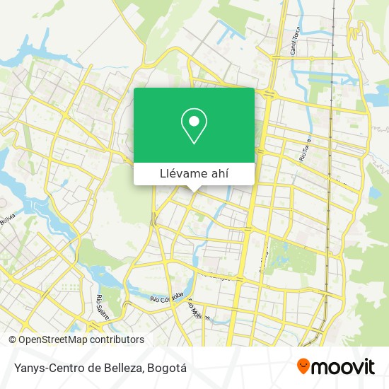Mapa de Yanys-Centro de Belleza