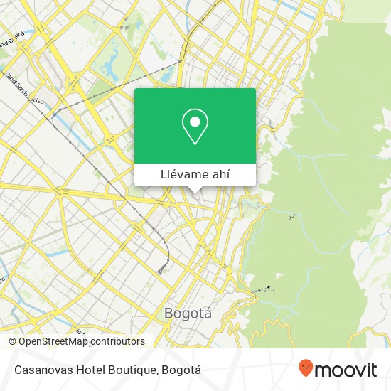 Mapa de Casanovas Hotel Boutique