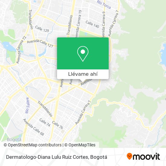 Mapa de Dermatologo-Diana Lulu Ruiz Cortes