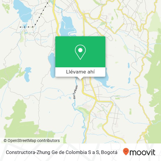 Mapa de Constructora-Zhung Ge de Colombia S a S