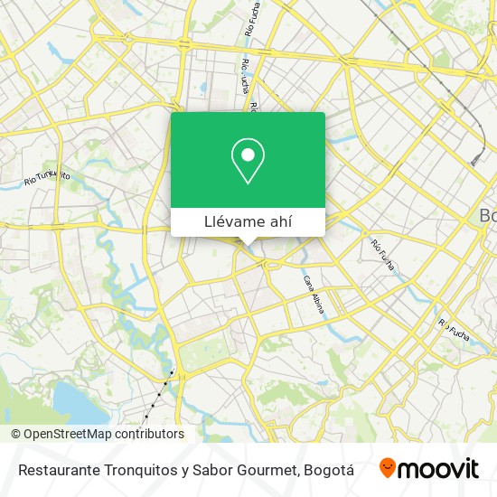Mapa de Restaurante Tronquitos y Sabor Gourmet