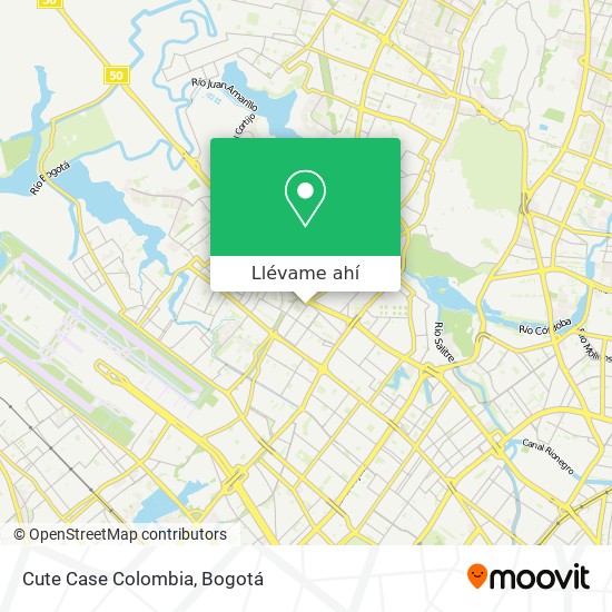 Mapa de Cute Case Colombia