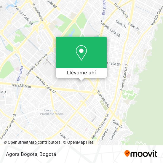 Mapa de Agora Bogota