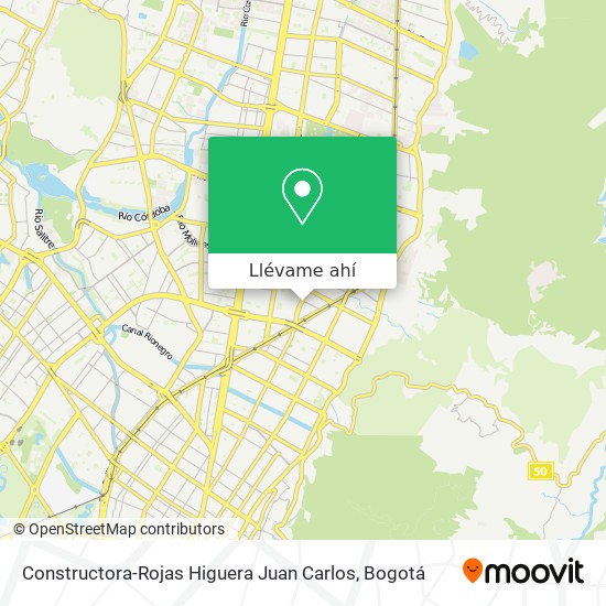 Mapa de Constructora-Rojas Higuera Juan Carlos