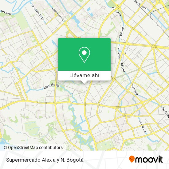 Mapa de Supermercado Alex a y N