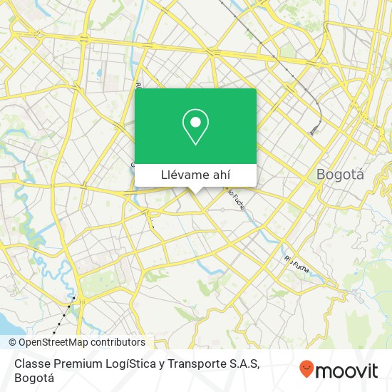Mapa de Classe Premium LogíStica y Transporte S.A.S