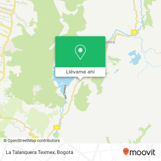 Mapa de La Talanquera Texmex