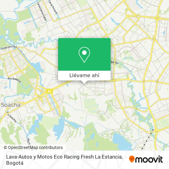 Mapa de Lava-Autos y Motos Eco Racing Fresh La Estancia