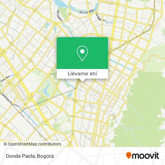 Mapa de Donde Paola