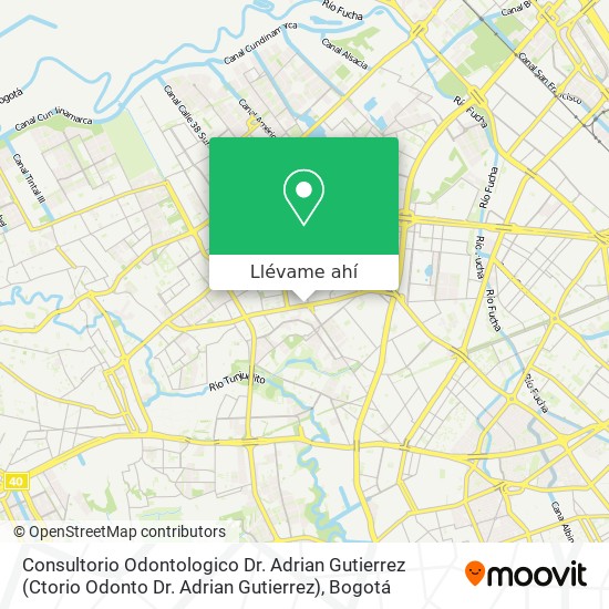 Mapa de Consultorio Odontologico Dr. Adrian Gutierrez (Ctorio Odonto Dr. Adrian Gutierrez)